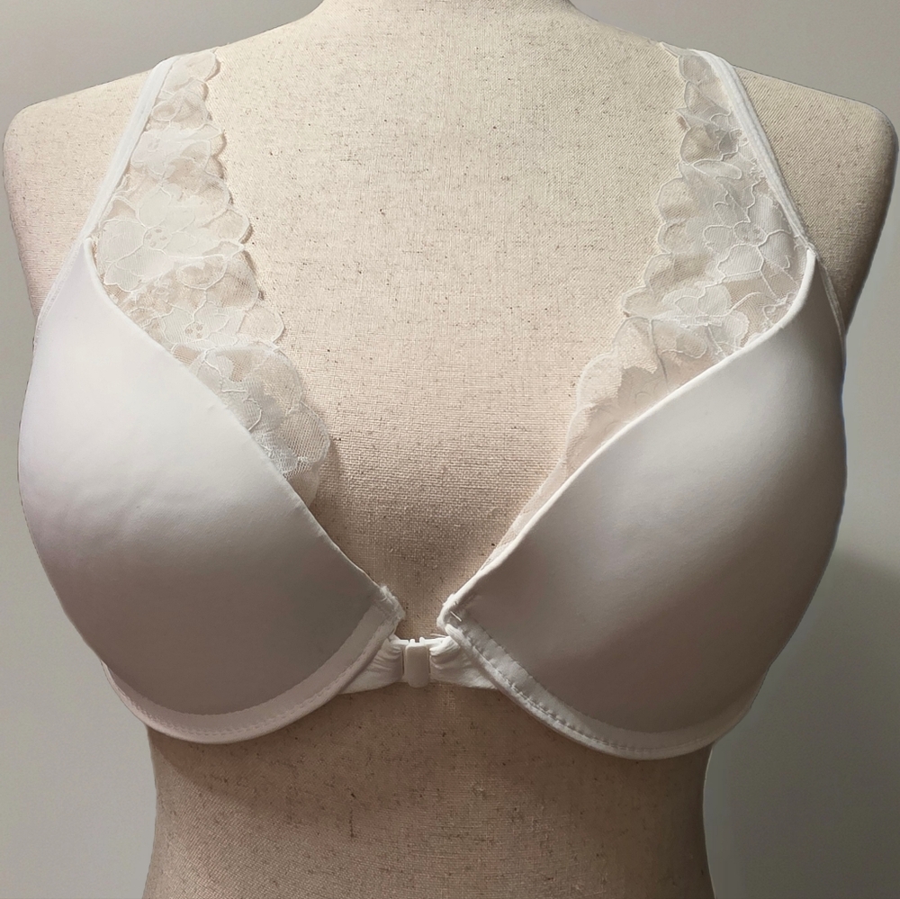 Racer-Back Lace Trim Bra